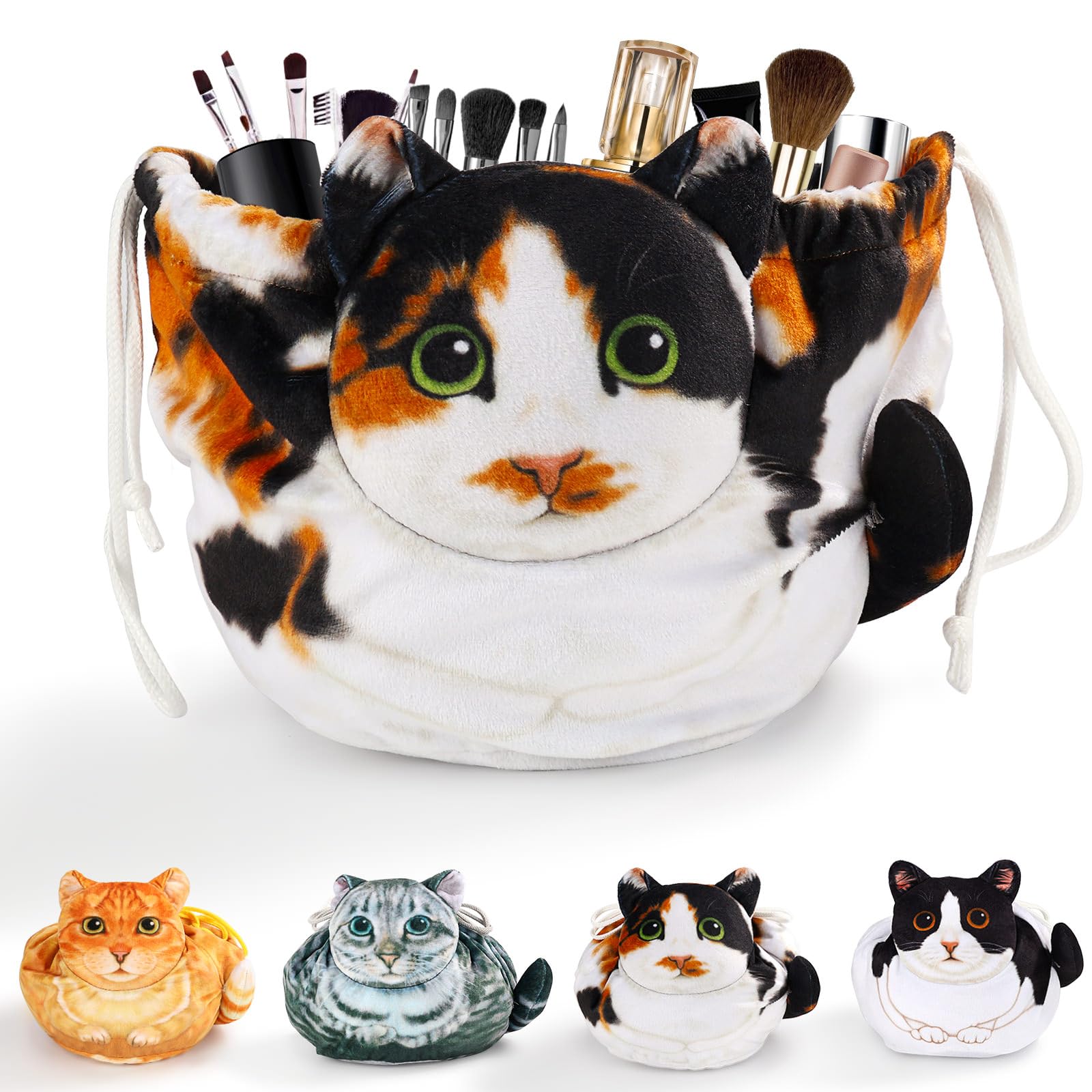 Trousse Trucchi Donna,Porta Trucchi Da Viaggio,Portatile Borsa Trucco,Beauty Bag,Borsa Cosmetica Con Coulisse,Idee Regalo Donna/Ragazza