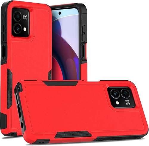 Miniatura 7 de Funda para Moto G Stylus 5G 2023 funda protectora de doble capa resistente para teléfono celular, a prueba de golpes, con protector de pantalla,