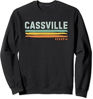 Vintage Stripes Cassville GA Sweatshirt