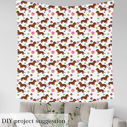 Miniatura 3 de jejeloiu The Yard, tela de tapicería floral botánica para sillas, flores de flores, tela decorativa para perros y cachorros, para tapicería y