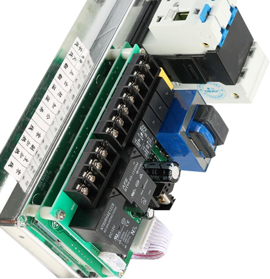 Angled view of the XM-18E controller's internal components and wiring