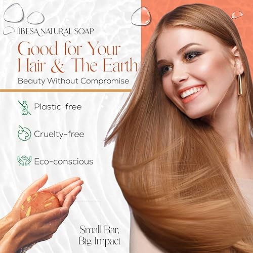 Miniatura 9 de IIBESA Barra de champú de agua de arroz  Crecimiento del cabello y voluminiza hidratación profunda  Ingredientes orgánicos fabricados en Japón