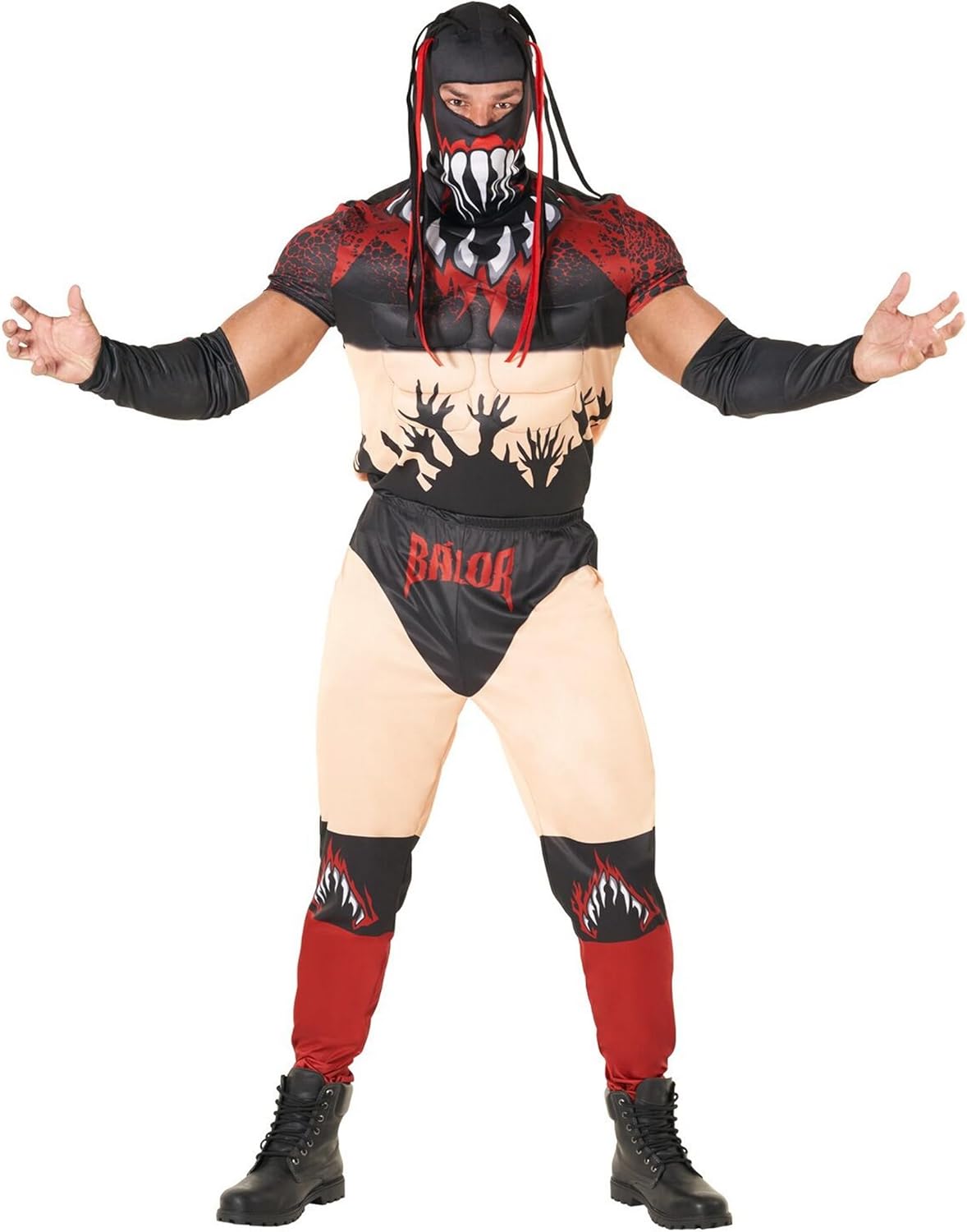 Morph Bret Hart Costume, Bret the Hitman Hart WWE Costume Adult, Wrestling Costumes for Men, WWE Costumes for Men