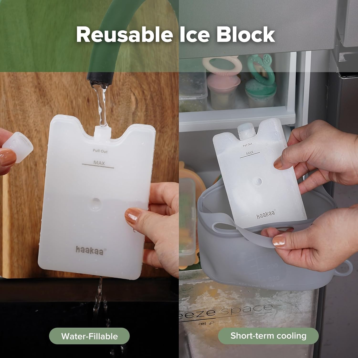 haakaa Colostrum Collector Kit 4ml/6pcs & Microwave Steriliser Bag & Ice Brick Combo