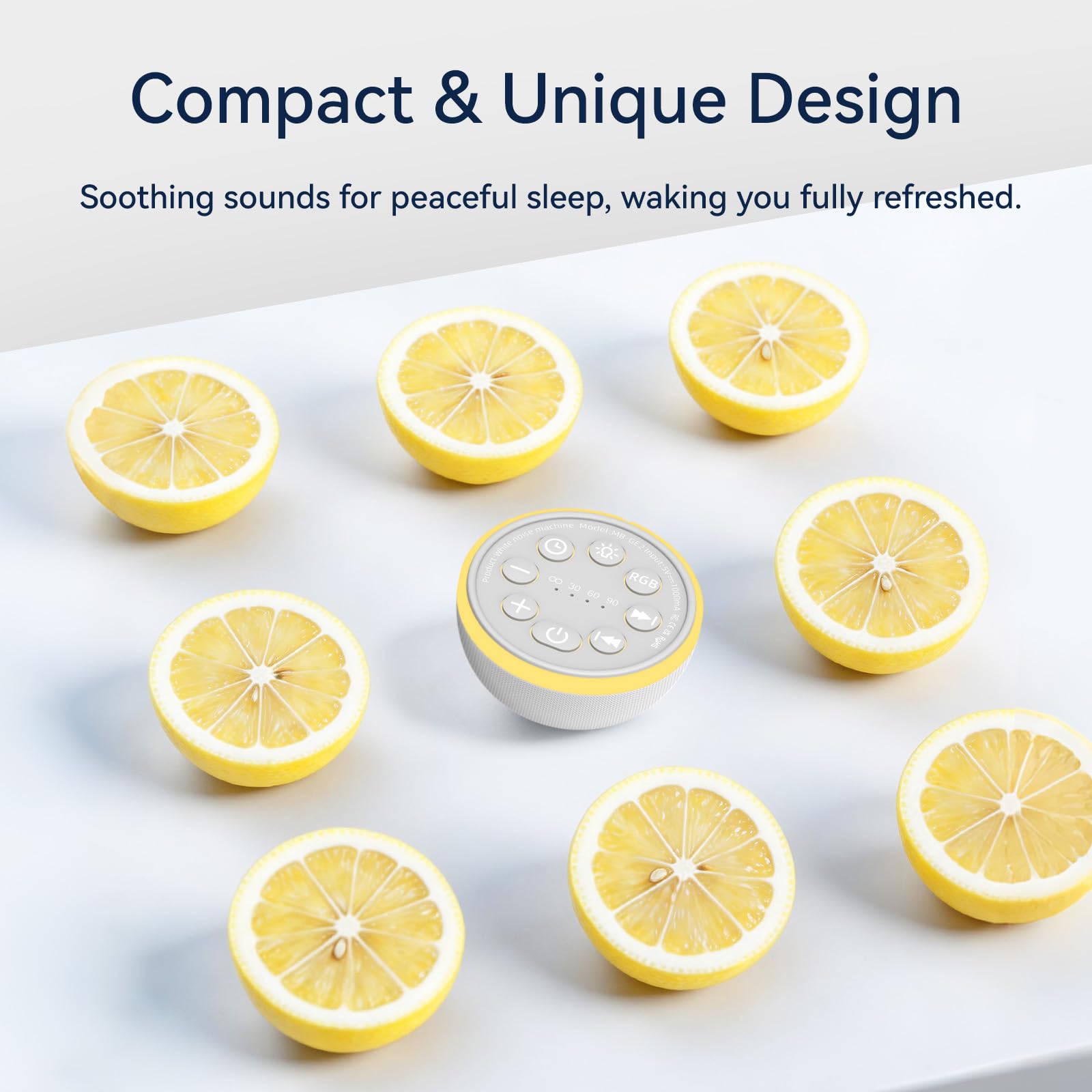 Portable Sound Machine White Noise Machine with 30 Soothing Sounds