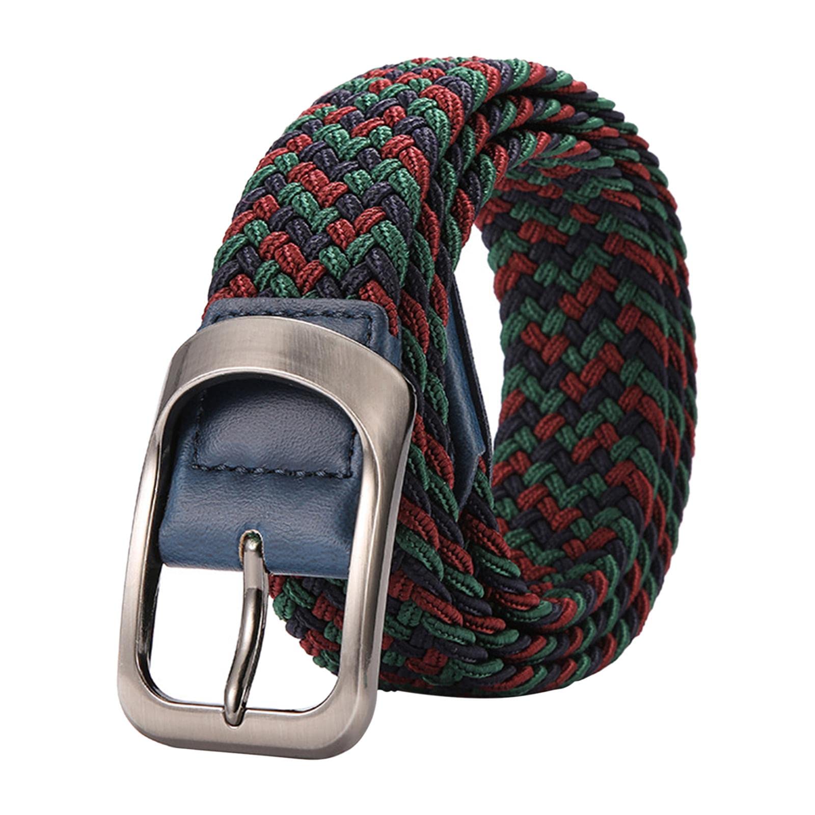 Women Wild Stretch Jeans Belt Men Casual Bel College Nylon Belt Green red-image-16