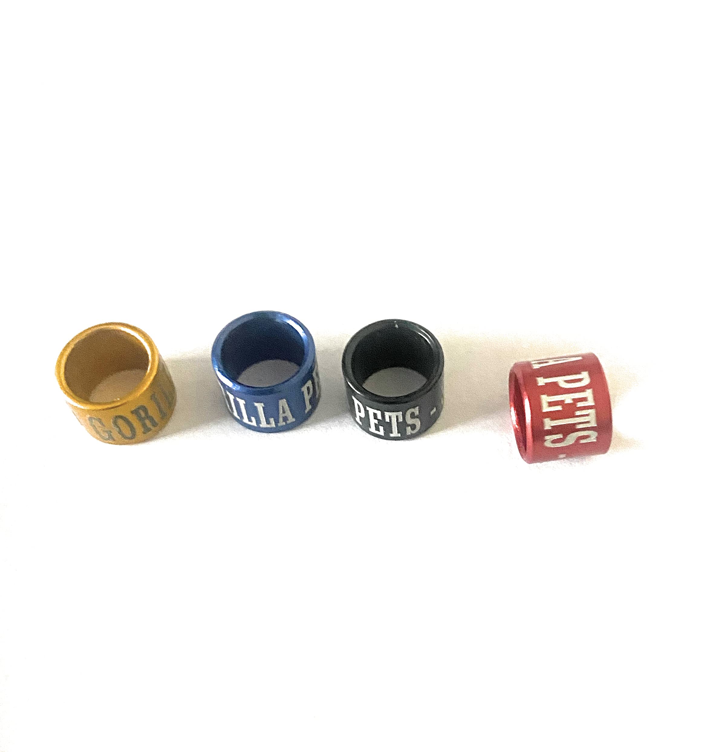 Gorilla pets Pigeon Rings Set (DNA Identification Ring) Multicolour Set of 4 / Leg Ring for Pigeons (B0968GX5Q3) Amazon Price History, Amazon Price Tracker