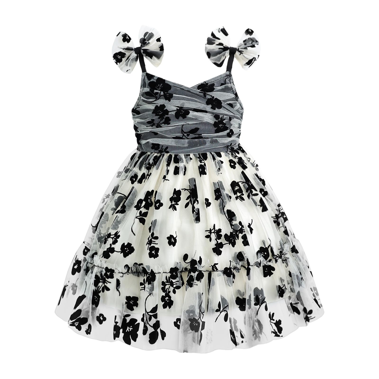 Toddler Baby Girl Clothes Princess Birthday Dress Bowknot Backless Party Tutu Tulle Skirt Summer Outfits 6 Months-4T