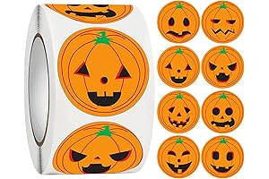 Make Halloween Spook-tacular Fun: 2024 New Pumpkin Stickers for Kids Teens!