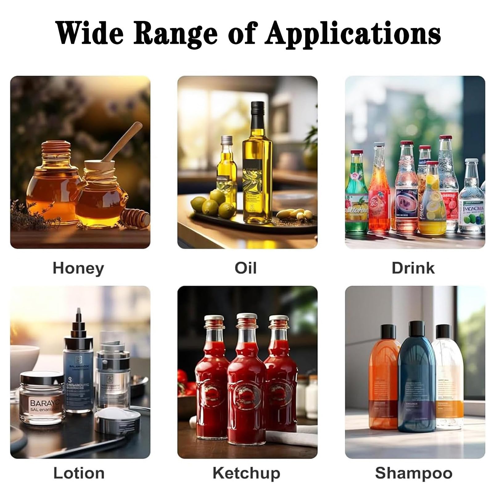 XQZMZSCP Manual Paste Liquid Filling Machine 20-200ML Adjustable Stainless Steel Paste Liquid Bottle Filler with Hopper for Cream — view 7