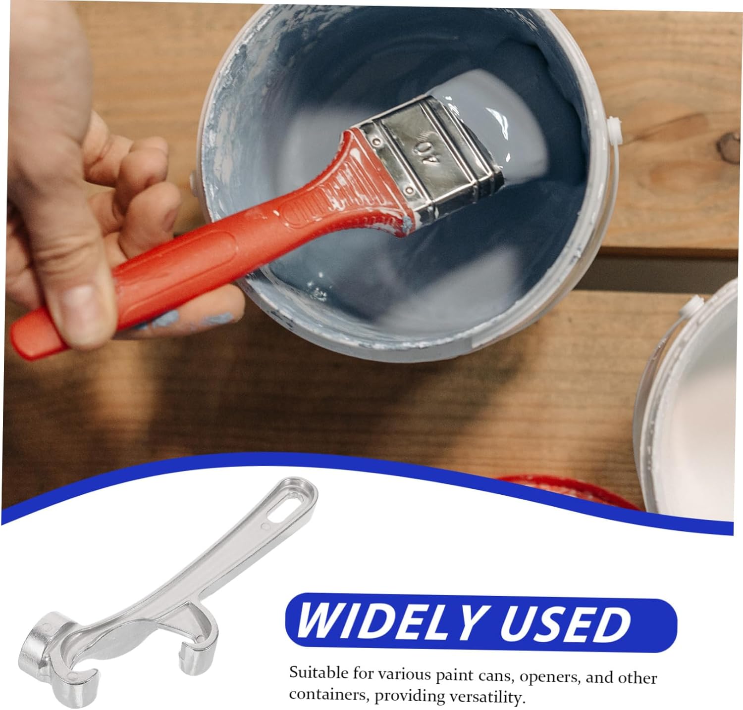 Barrel Lid Opener Tool Aluminum Paint Can Remover with Non-slip Grip for Easy Use Home and Industrial Projects