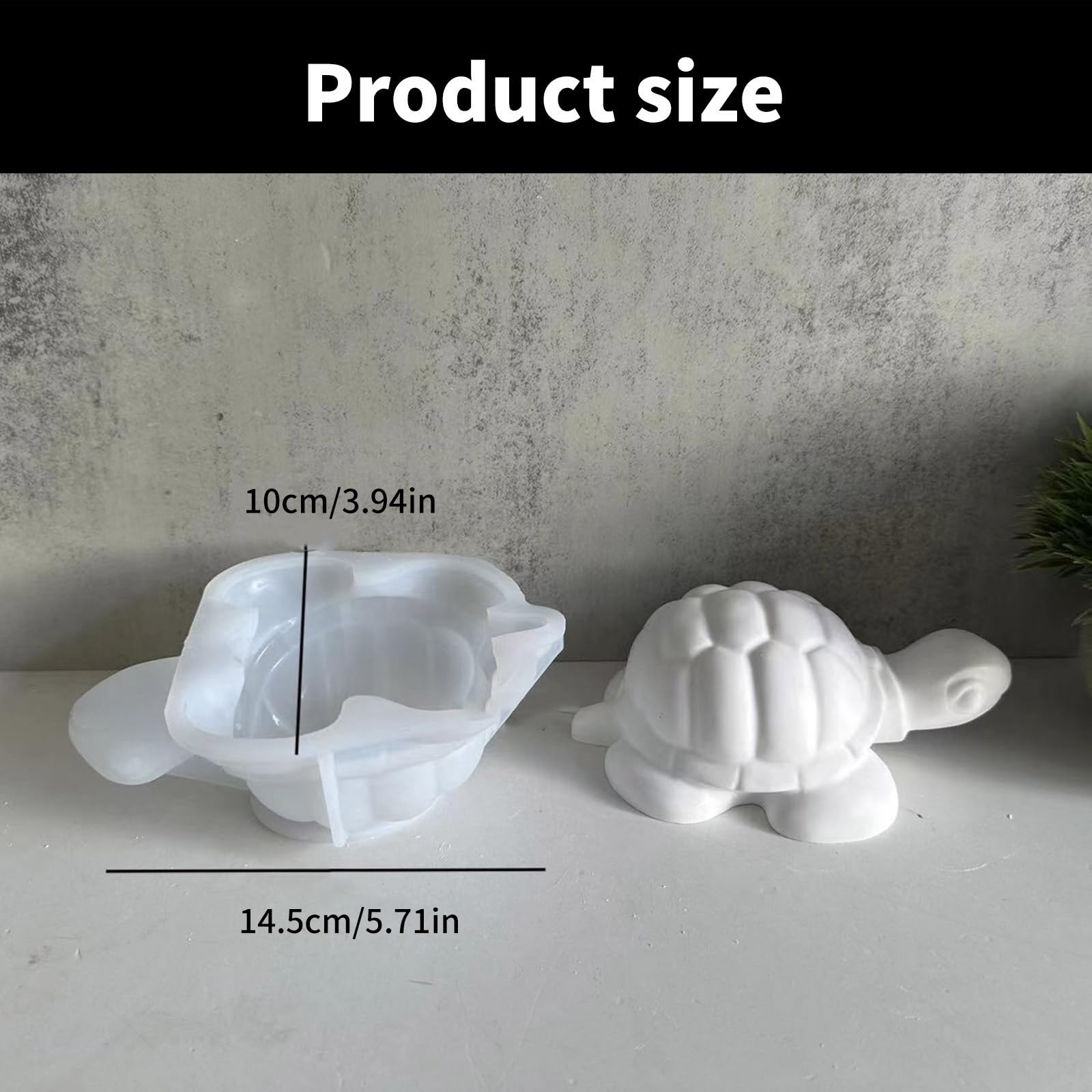 Molde De Silicona Tortuga Para Velas - Molde Creativo