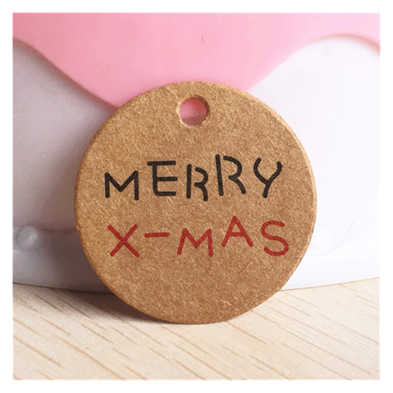 Wonderful 50 pcs multi-design mini-cute small hanging card DIY handmade wedding notes label gift/flowers/candy price card 3x3cm Splendid (Color : C3)