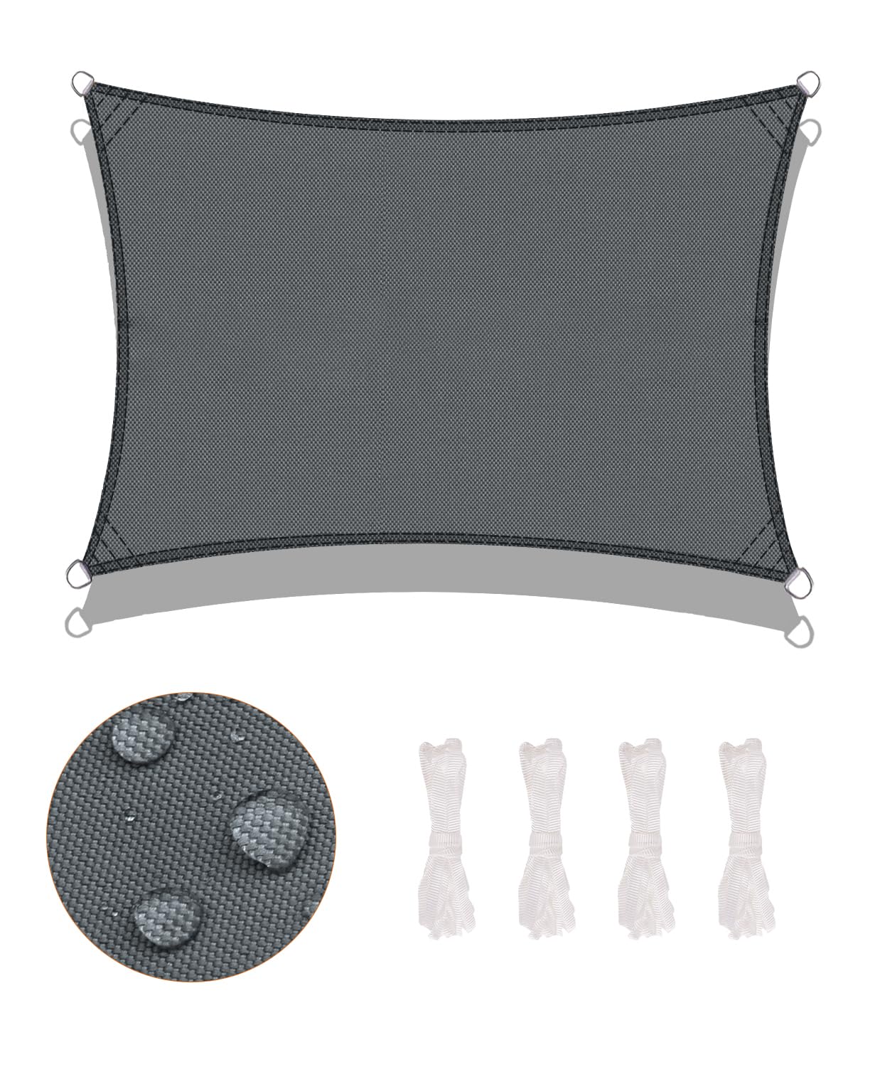 Tenda Da Sole Rettangolare 4x5m LOVE STORY - Impermeabile E Anti-UV Per Giardino, Terrazzo, Balcone - Foto 10