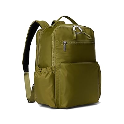 Baggallini Tribeca Expandable Laptop Backpack Backpack Bags Sage Twill