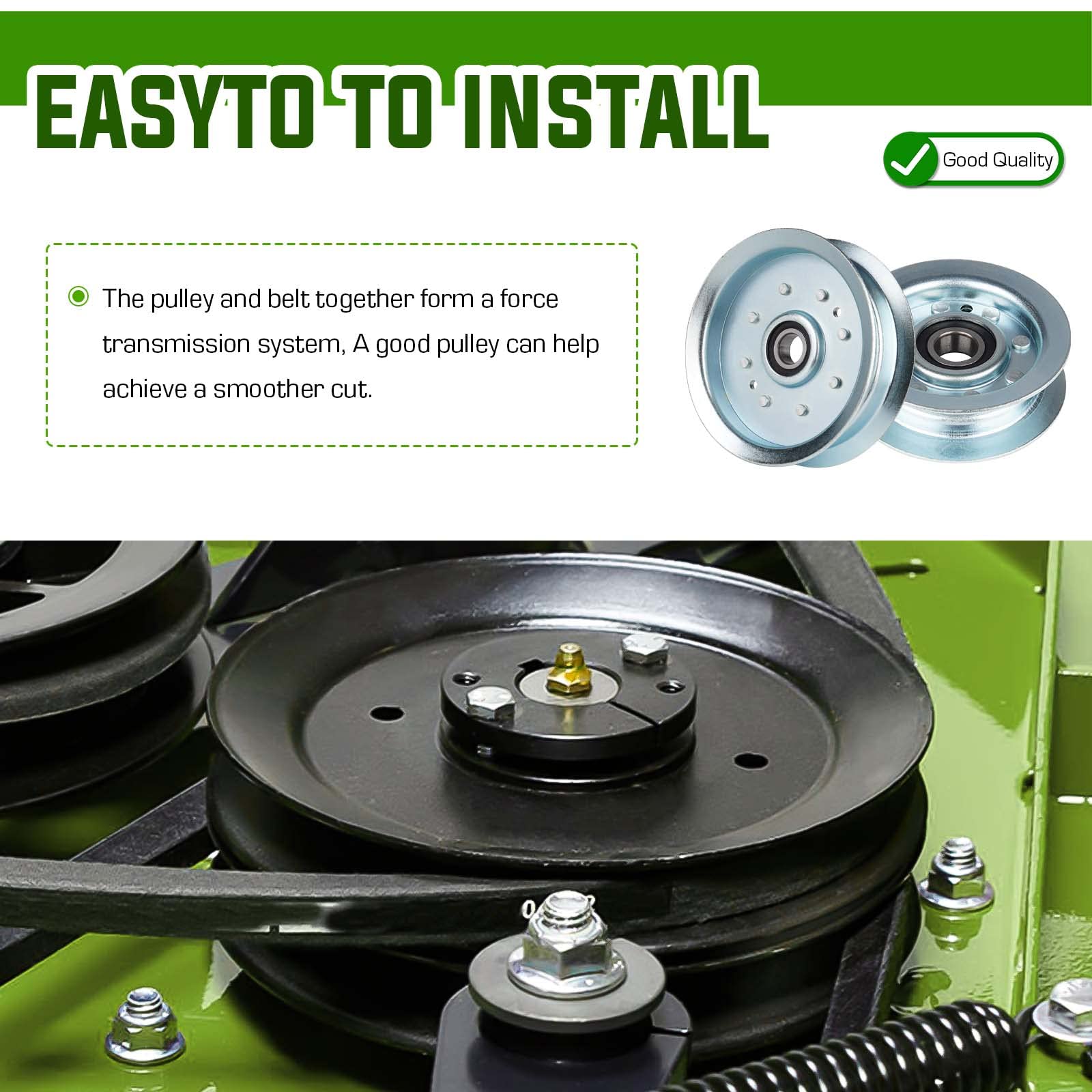 Kit Ricostruzione Rullo Deck Idler Per Trattorini John Deere