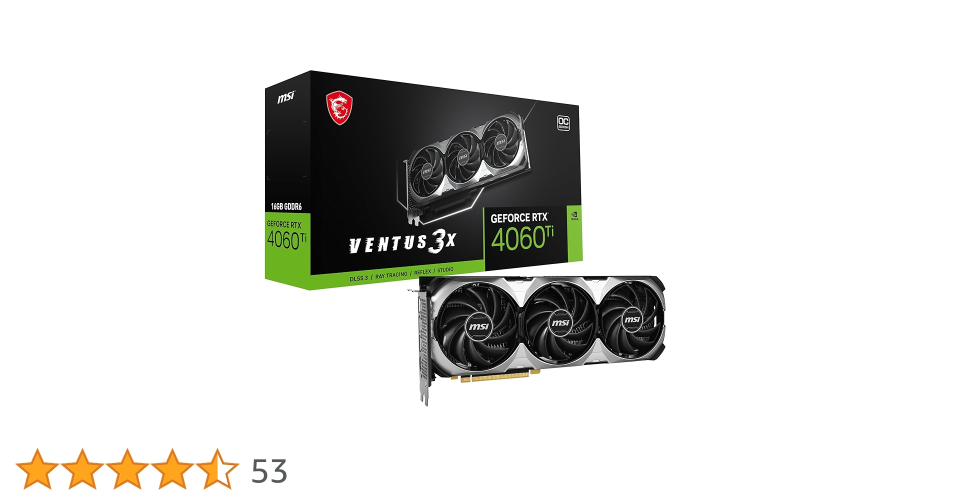 Amazon | MSI Gaming GeForce RTX 4060 Ti 16GB GDRR6 ブースト