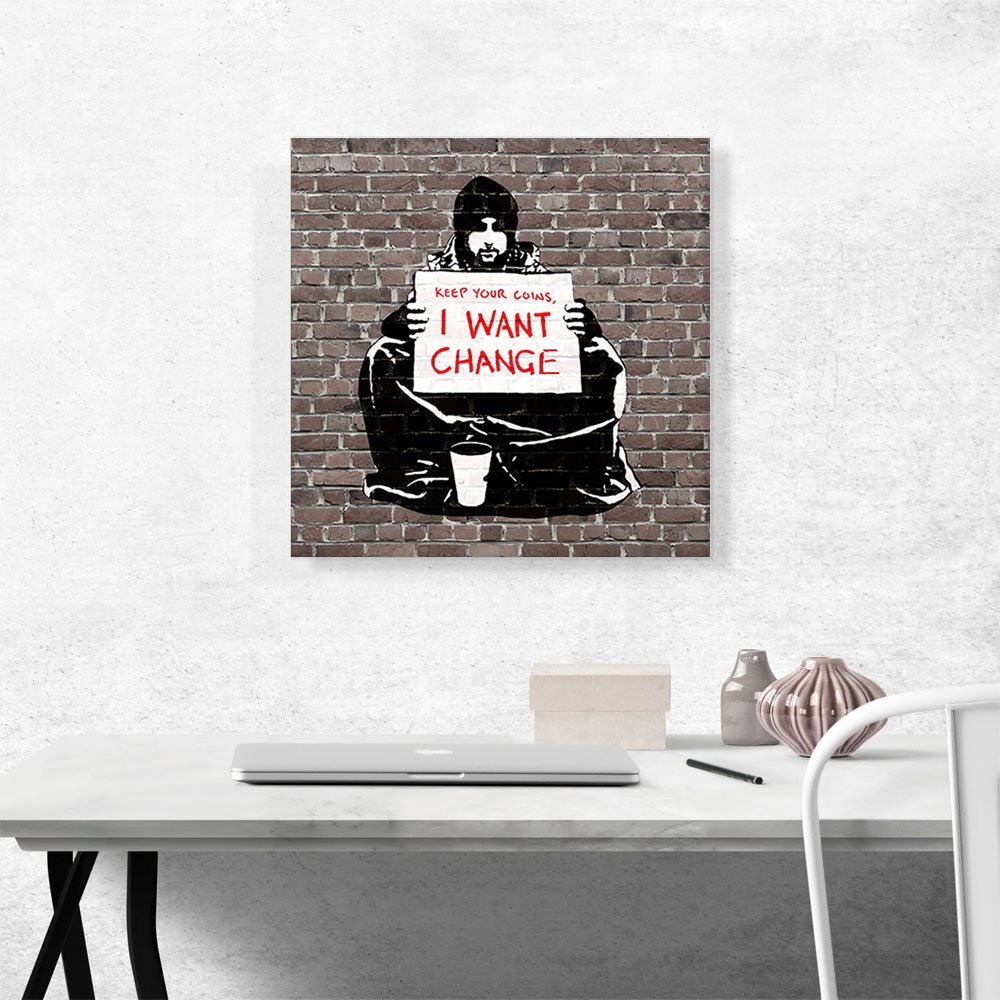 Amazon.com: ARTCANVAS Keep Your Coins. I Want Change By Meek