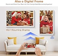 Vista 7 de Calendario digital de 32 pulgadas, para horarios familiares, pantalla interactiva, marco de fotos electrónico de calendario, recompensas