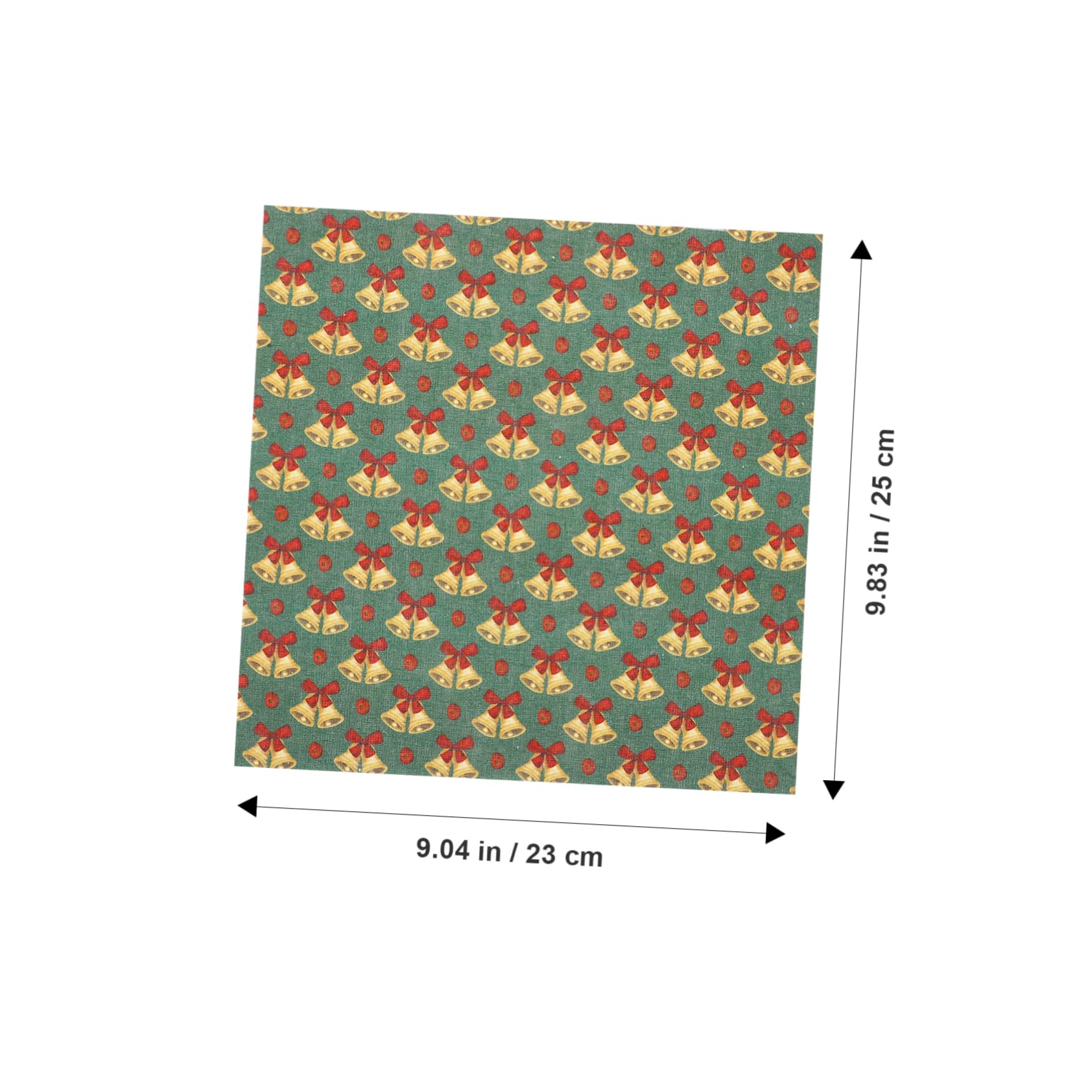 Artibetter 30blätter Weihnachts-Patchwork-stoffset Aus Baumwolle Für -bastelprojekte Quilten Und Kreative Dekorationen Für Feiertage