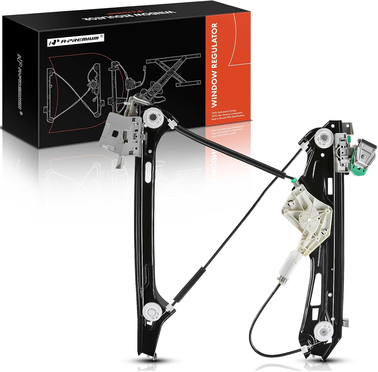 A-Premium Electric Power Window Regulator Without Motor Compatible with Mercedes-Benz C209 CLS550 2006-2011 CLS63 AMG 2006-2011 Sedan Front Right Passenger Replaces# 2197201046 Front Passenger Side