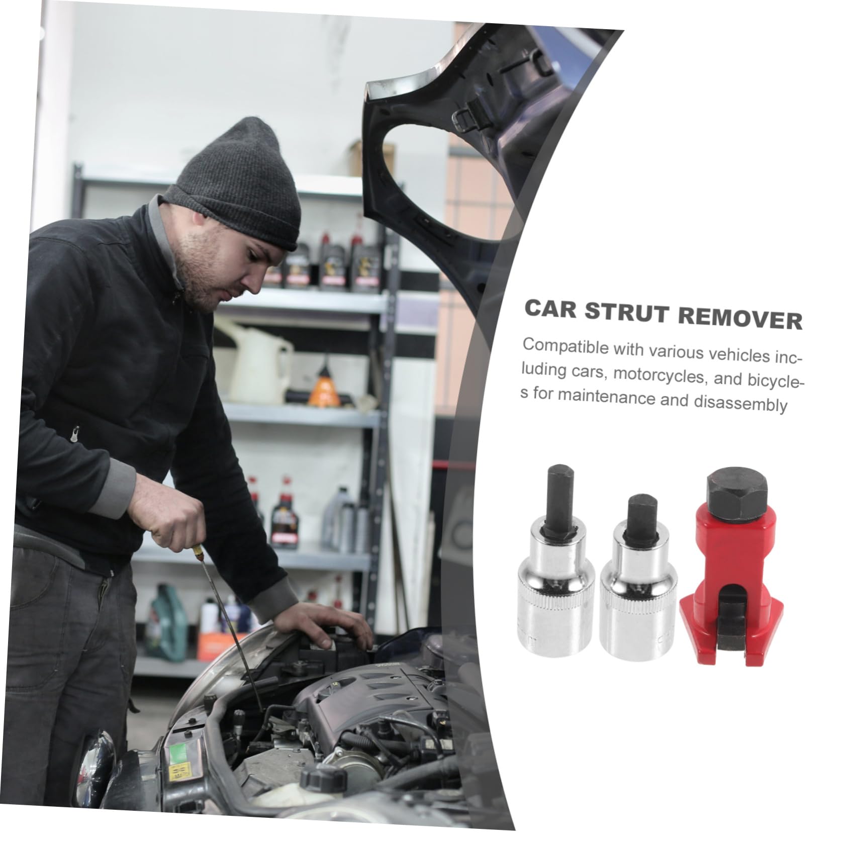 Uonlytech 3pcs Suspension Arm Spreader Tool Spreader for Car Maintenance and Disassembly Lightweight Design for Easy Portability Compatible Various Vehicles