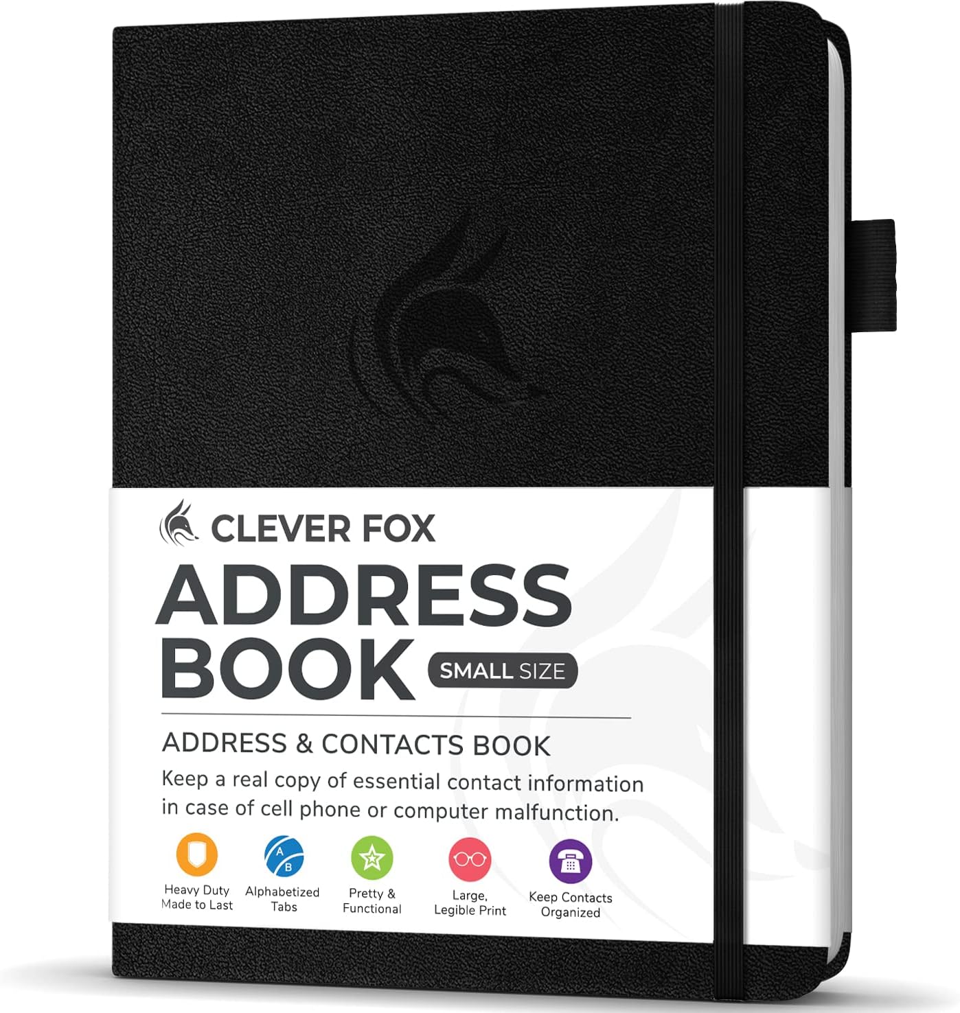 Moleskine Address Book, Alphabetical Tabs for the Office Hard Cover