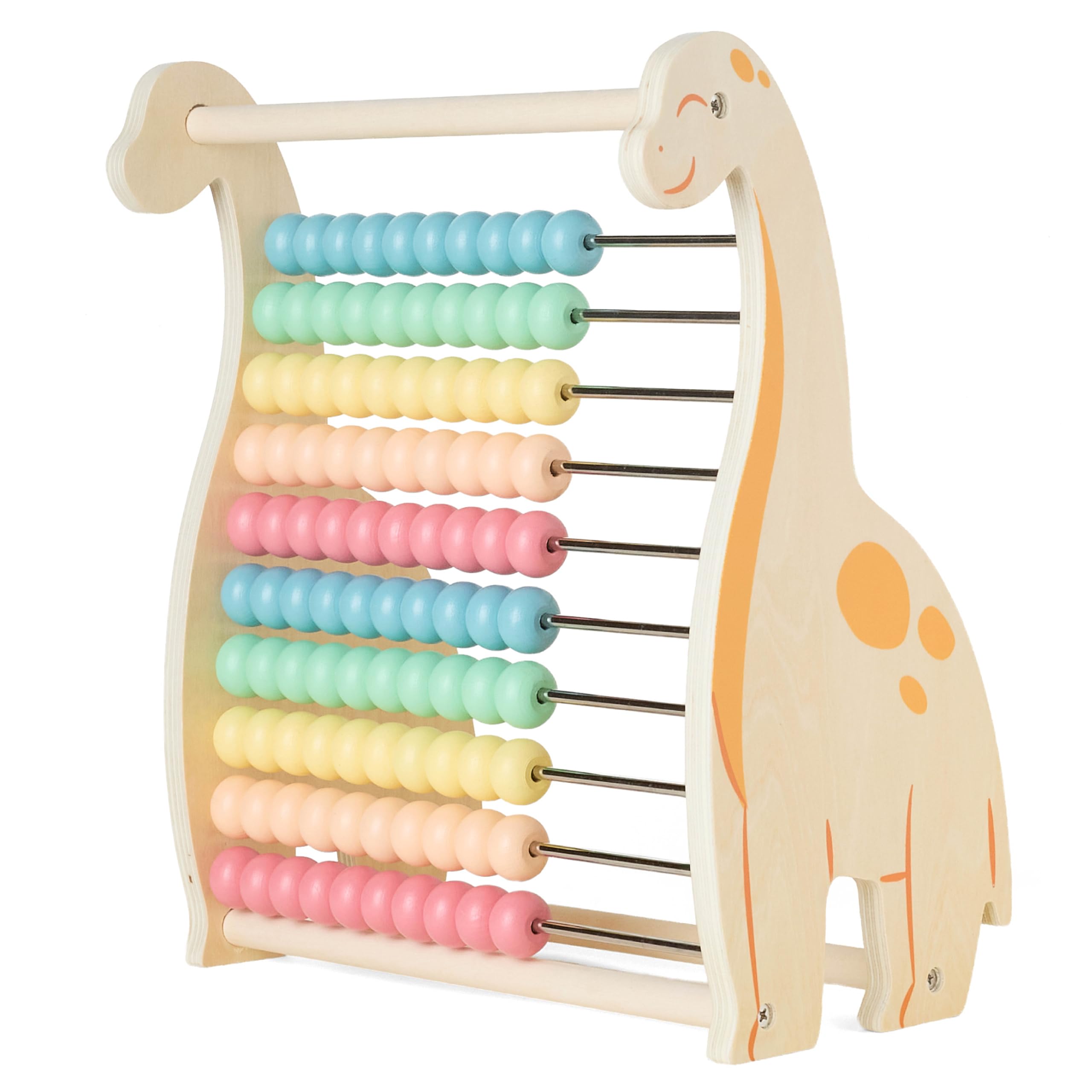 Twig & Leaf Ábaco Dinosaurio de Madera Maciza FSC - Colección de Ábacos para Niños Primaria y Juguete Montessori Sostenible - Abacus para Aprender a Sumar y Contar - Regalo Educativo — view 9