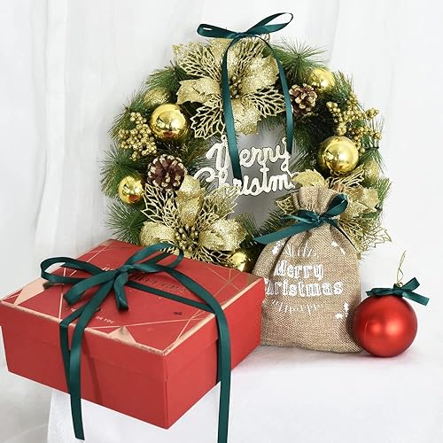 Vista 247 de TONIFUL - Rollo de listón de satén de color liso, para envolver regalos, manualidades, cabello, fiesta boda, tarjetas de invitación, ramos florales