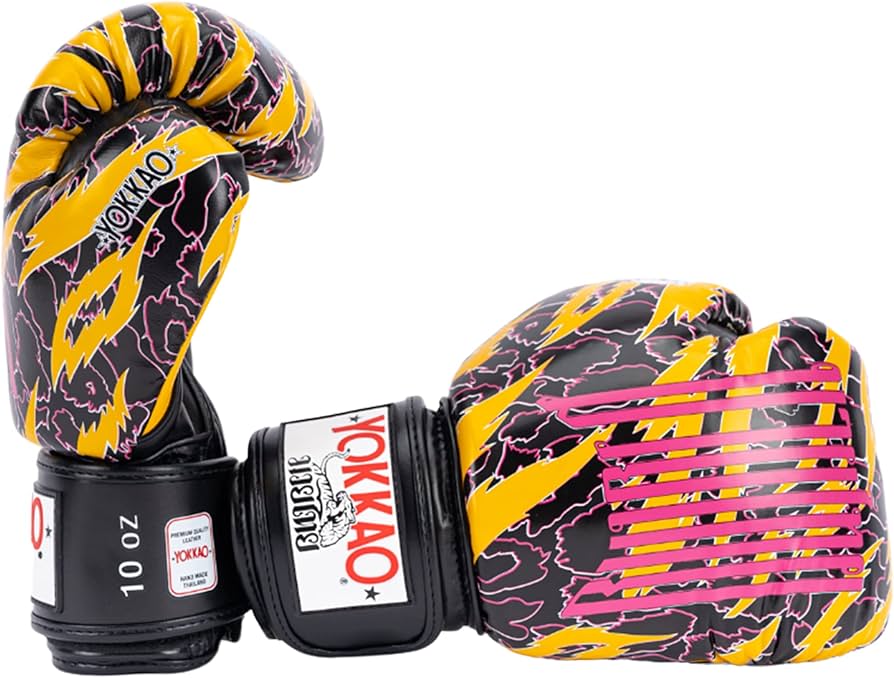 Buy YOKKAO Muay Thai ANIMALIER Boxing Gloves - Black - 14oz