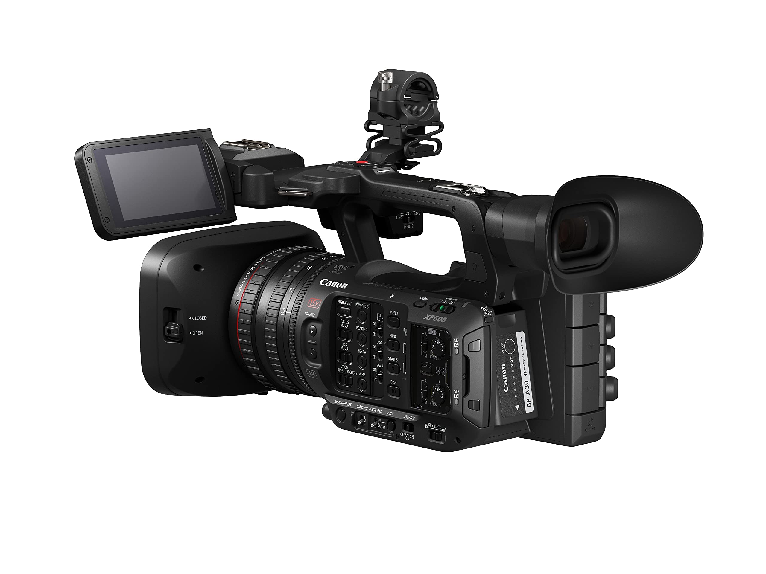 Amazon.com : Canon XF605 4K UHD Pro Camcorder (Renewed) : Electronics