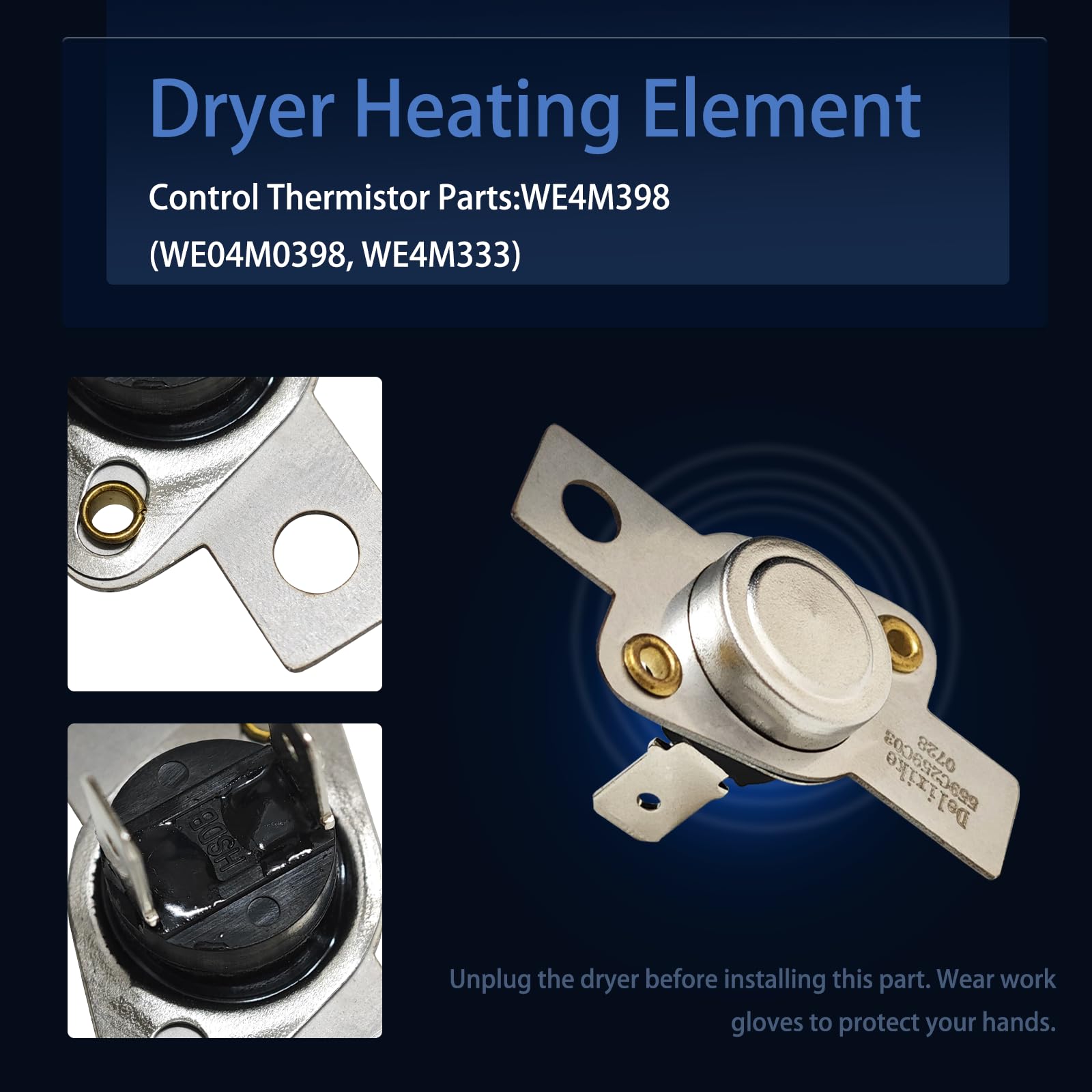 Amazon.com: WE4M333 WE04M0398 Thermostat replaces 1475625 