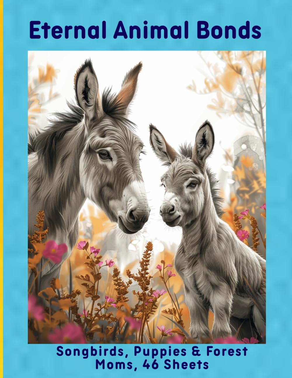 Eternal Animal Bonds: Songbirds, Puppies & Forest Moms, 46 Sheets
