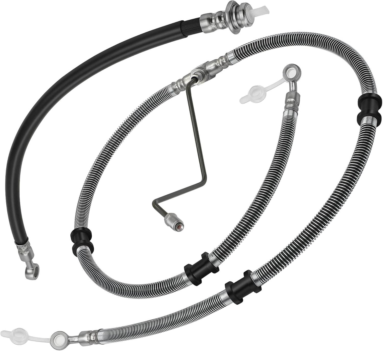 Front Brake Hose Line Pipe Kit for Yamaha Grizzly 450 20011-2014 5ND-F5872-10-00