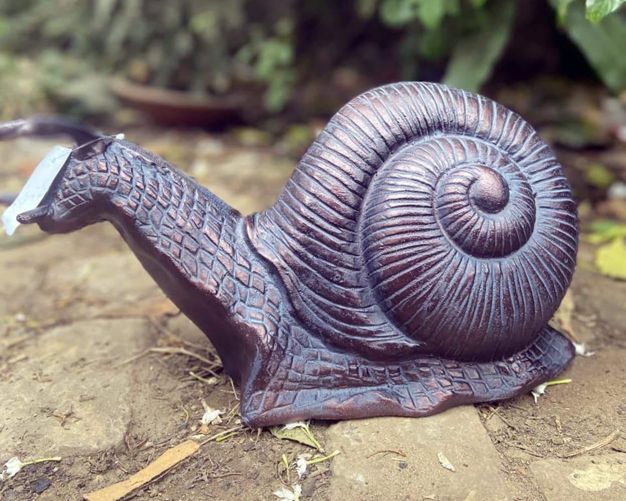 Mignon Escargot Sculpture Sculpture Résine Statue Animal Yark Figurine