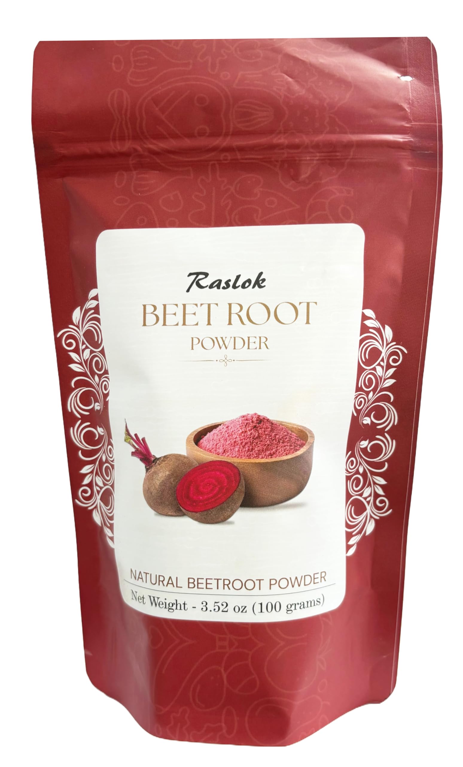 Beet Root Powder - for Baking & Smoothies - Pure & Natural (3.52, Ounces)