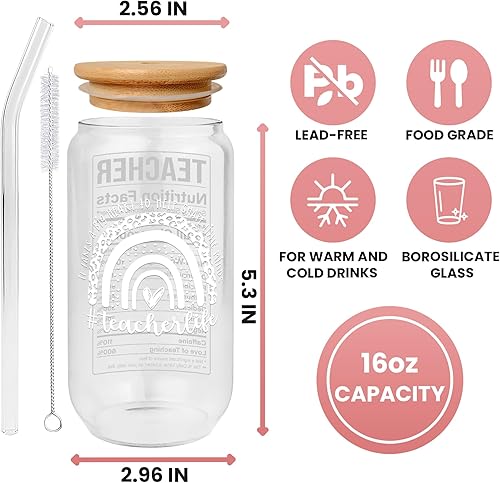 Miniatura 6 de Regalos de agradecimiento para profesores para mujeres, cumpleaños, San Valentín, regreso a la escuela, regalos de agradecimiento para profesoras y