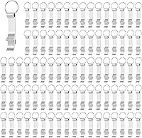 Vista 8 de 200 Pack Colorful Aluminum Bottle Opener Keychain for Party Favor Wedding Favor