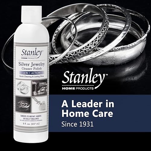 Miniatura 6 de STANLEY HOME PRODUCTS Esmalte limpiador de joyas de plata, fórmula 4 en 1 limpia y protege las joyas de plata y esterlina, y más ayuda a prevenir el