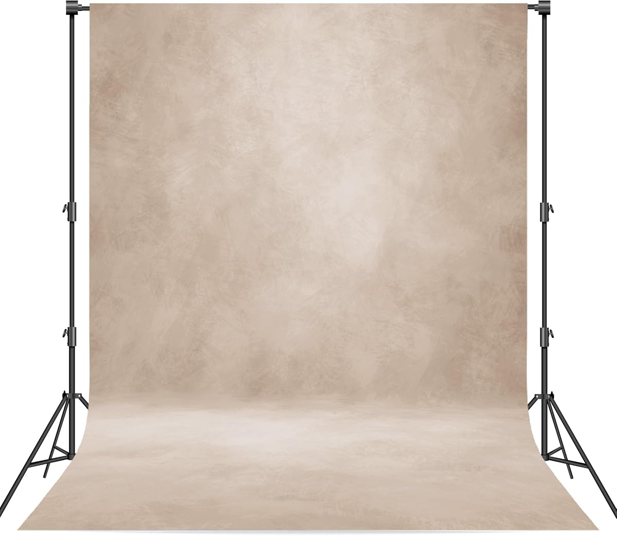 Abstract Photography Backdrop for Photoshoot 6x8ft, Beige,No Stand | Professional,Polyester Fabric,Roller Pocket on Top,Vintage Portrait Photo Props Booth Background,Photoshoot Studio