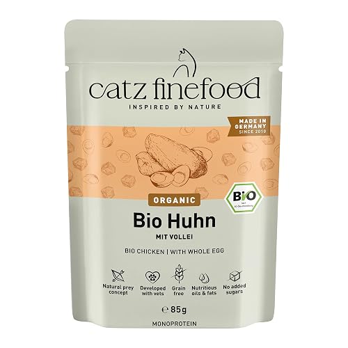 catz finefood Comida orgánica orgánica para Gatos con monoproteína para Gatos