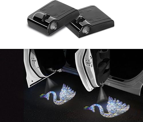 2 luces de proyector para puerta de automóvil, proyector de logotipo LED para puerta de automóvil, luz LED inalámbrica de cortesía, luces de
