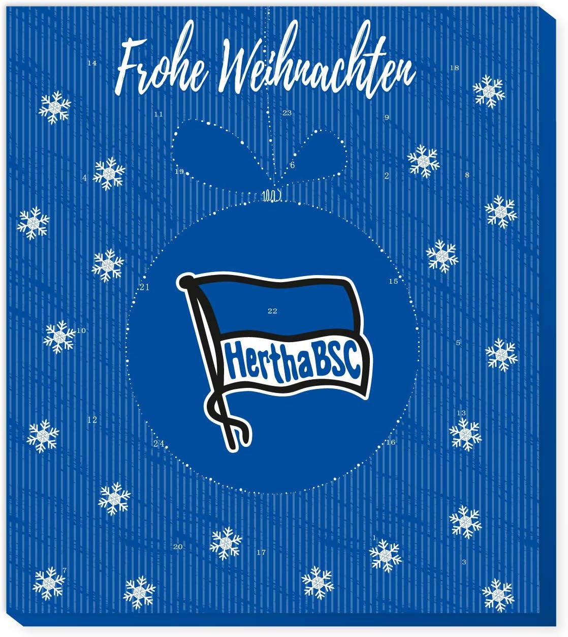 Fussball Hertha Bsc Premium Adventskalender Mit Poster Weihnachtskalender Amazon De Sport Freizeit