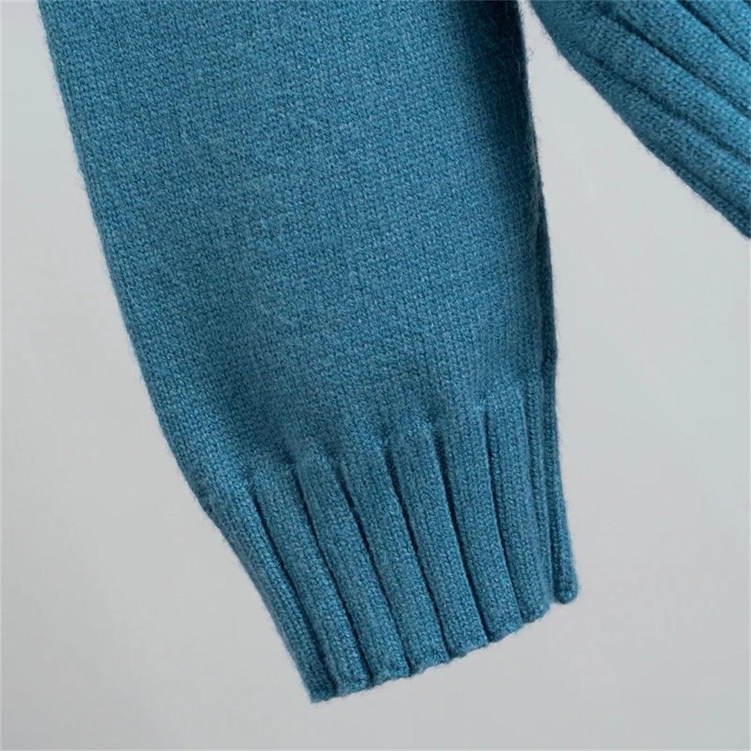 Vogrtcc Maglione da Donna Autunno Inverno Top Maglione Casual Ampio Lavorato A Maglia Oversize di Base