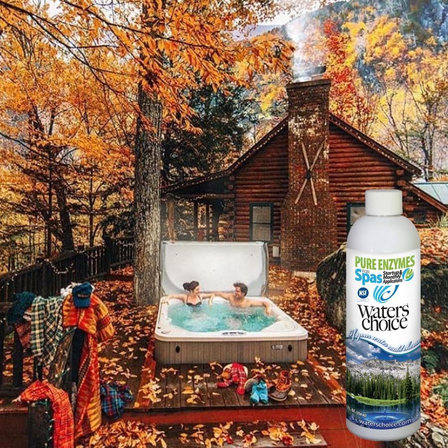 Miniatura 6 de Waters Choice - Enzimas puras para spas, cuidado del agua de spa orgánico natural, limpiador de bañera de hidromasaje, tratamiento de cuidado del