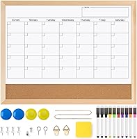 Vista 9 de OWLKELA Tablero de corcho de 24" x 36" con marco de madera, tablero de anuncios de corcho, tablero de corcho con marco de madera de roble, tablero