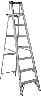 Stanley SXL2110-08 Aluminum Step Ladder Type I, 250-Pound Load Capacity 8-Foot, with Multi-Functional Top - coolthings.us