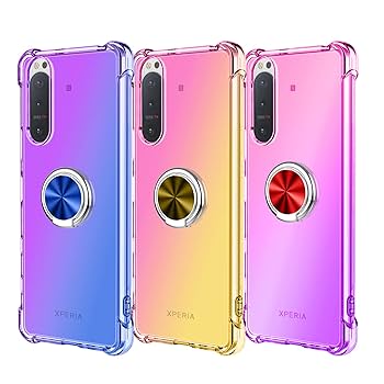 Amazon.co.jp: YULNCUZ AQUOS R6 ケース リング クリア TPU 耐