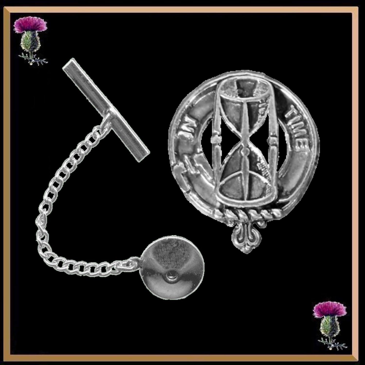 Houston Scottish Clan Crest Tie Tack/Lapel Pin