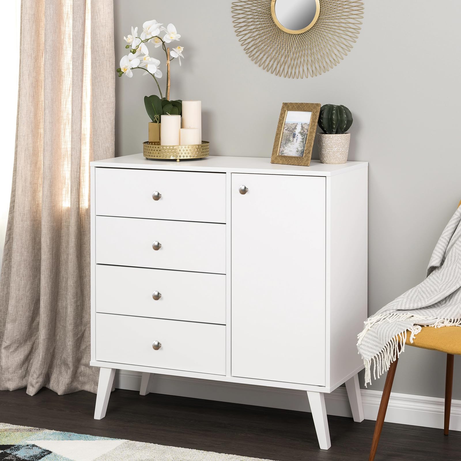 24 Pomelli Per Mobili Rotondi Argento 30mm - Maniglie Per Cassetti E Armadi In Acciaio Inox - Foto 8